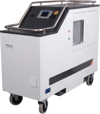 MAXXeGUARD adathordozó-megsemmisítő berendezés elölnézet