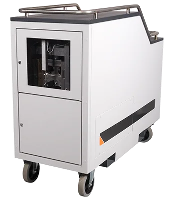 MAXXeGUARD adathordozó-megsemmisítő berendezés hátulnézet