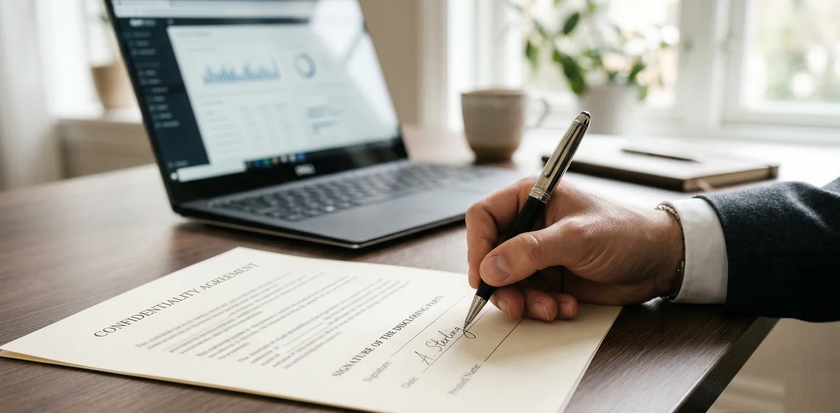 Titoktartási megállapodás aláírása — NDA és adatbiztonsági compliance vállalati partnerségnél