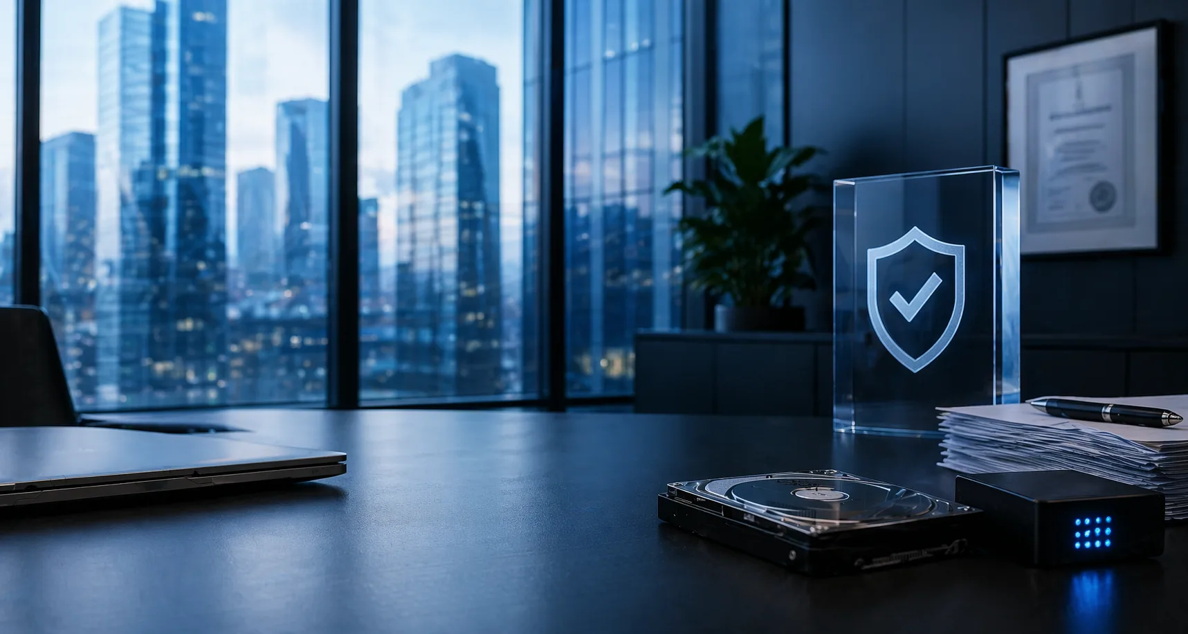 Tanúsított adattörlési folyamat dokumentálása vállalati irodai környezetben Blancco szoftverrel